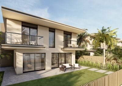 4 Bed Back Garden View