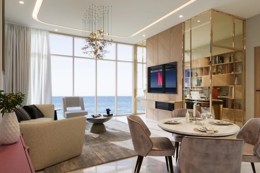 Living Room with Sea View