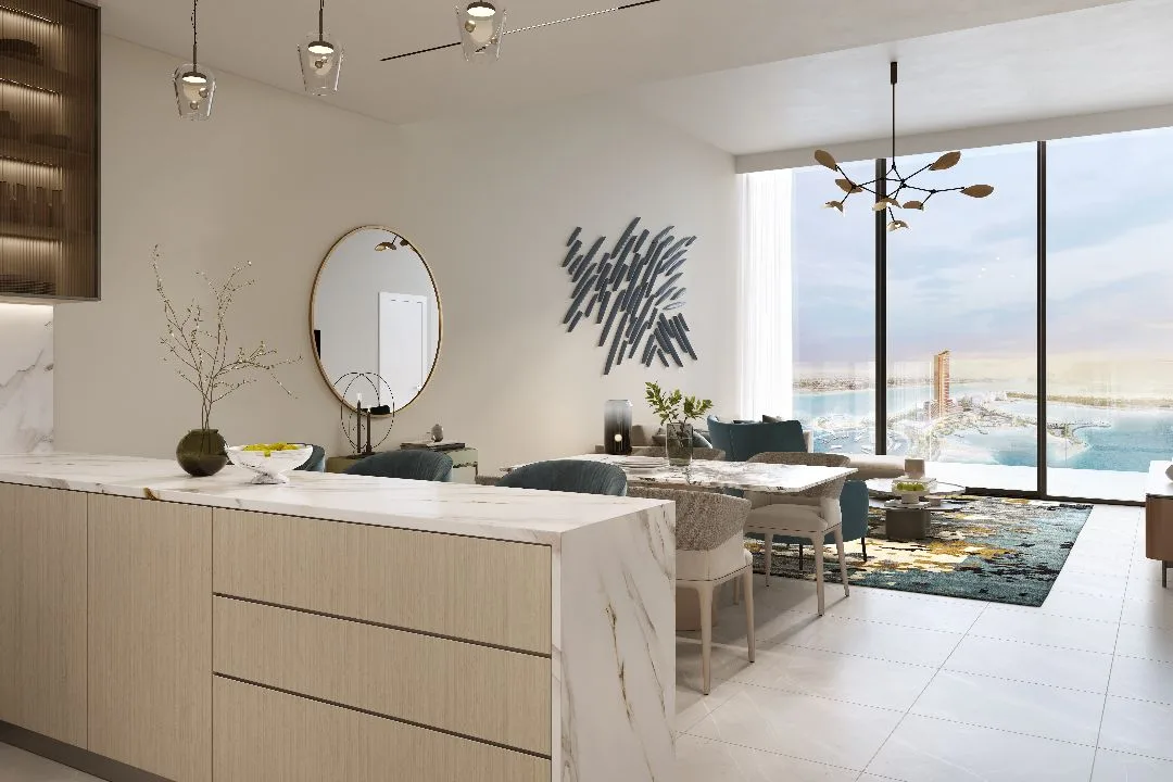 Kitchen & Living Room