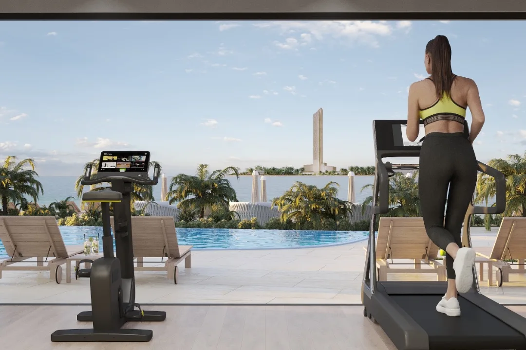 Gym Overlooking Casino