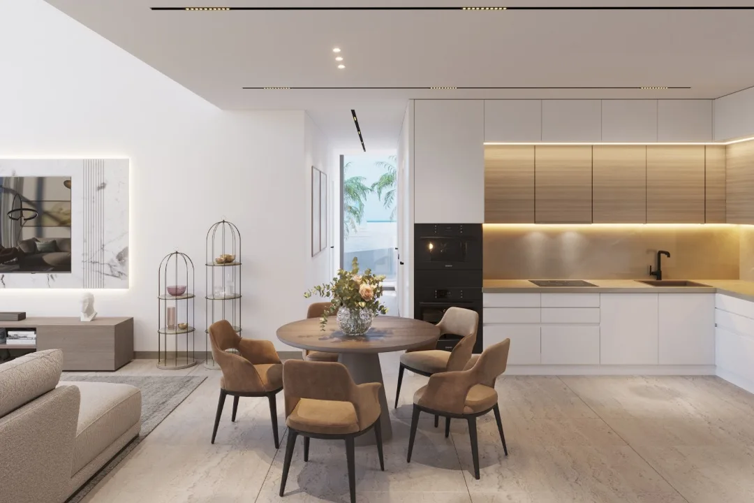 Living Room & Kitchen