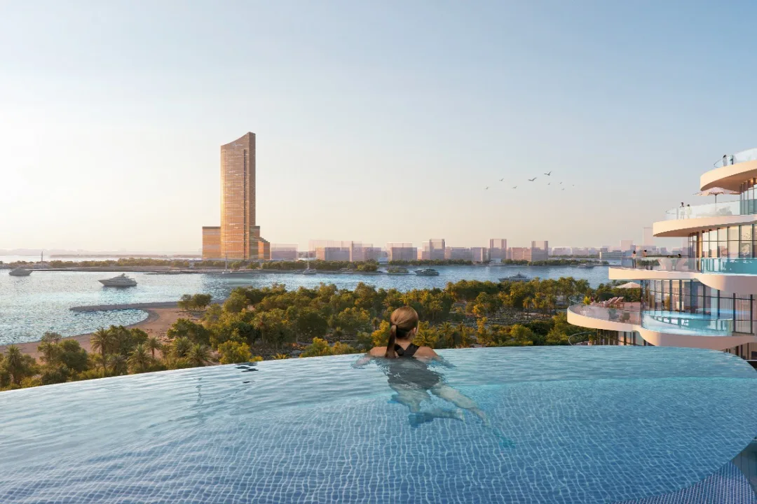 Balcony Pool overlooking Wynn Casino